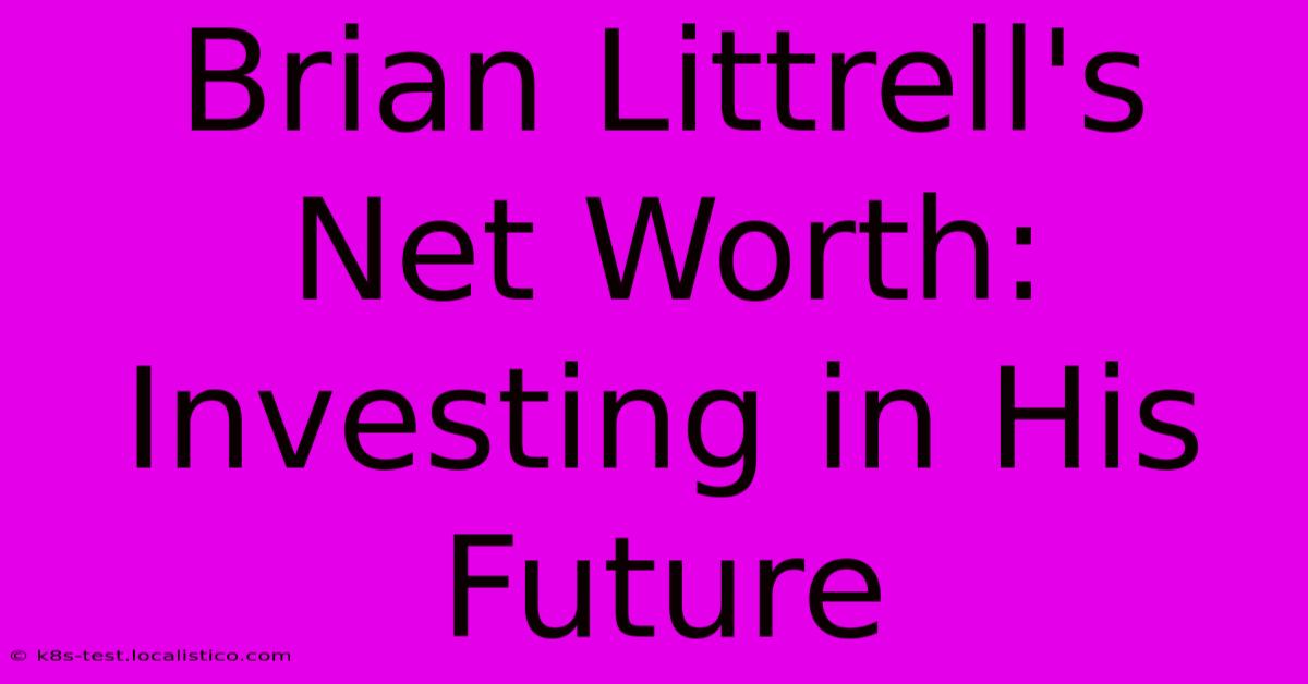 Brian Littrell's Net Worth: Investing In His Future