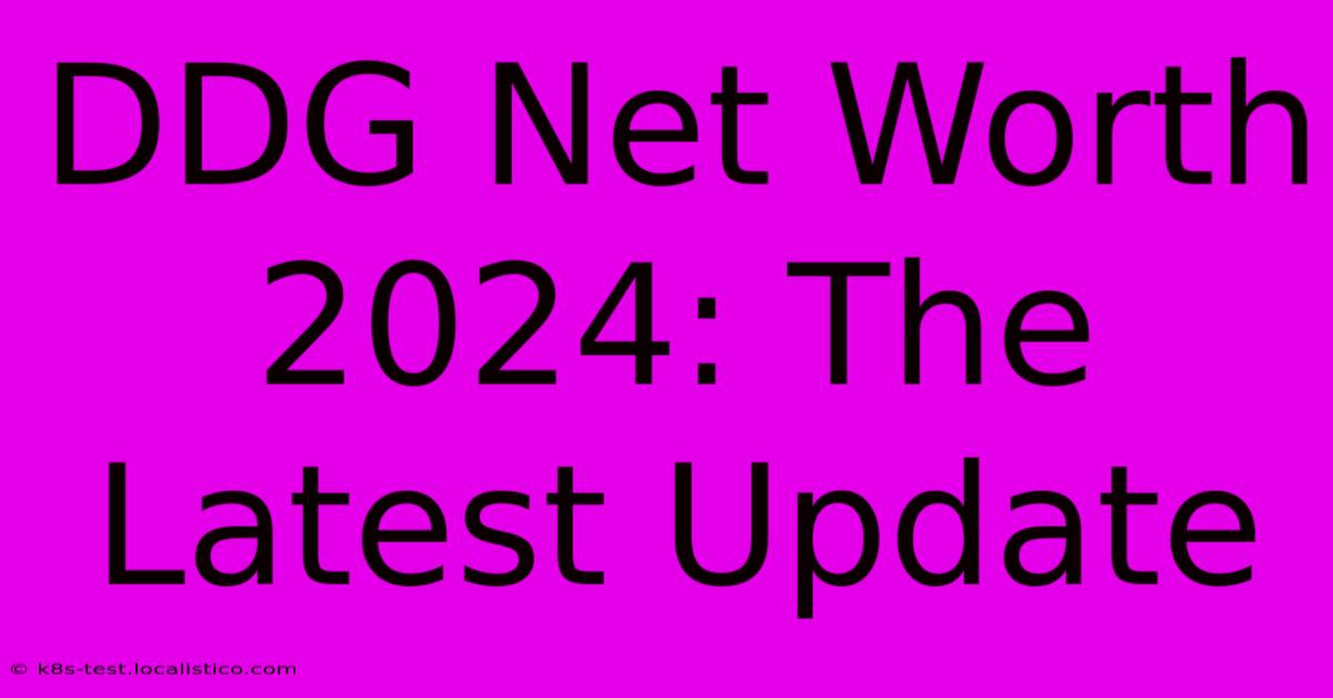 DDG Net Worth 2024: The Latest Update