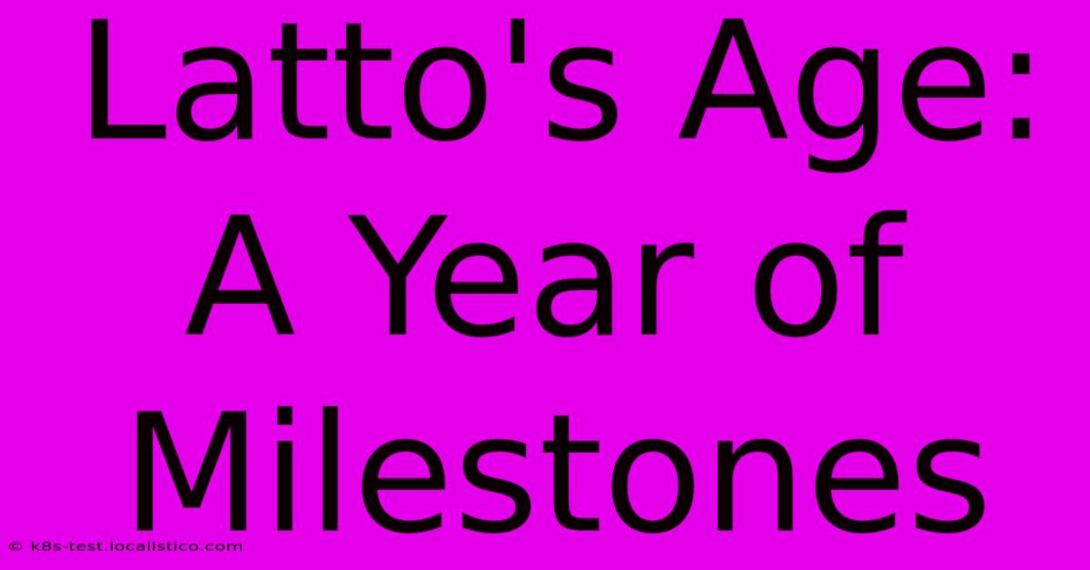 Latto's Age:  A Year Of Milestones