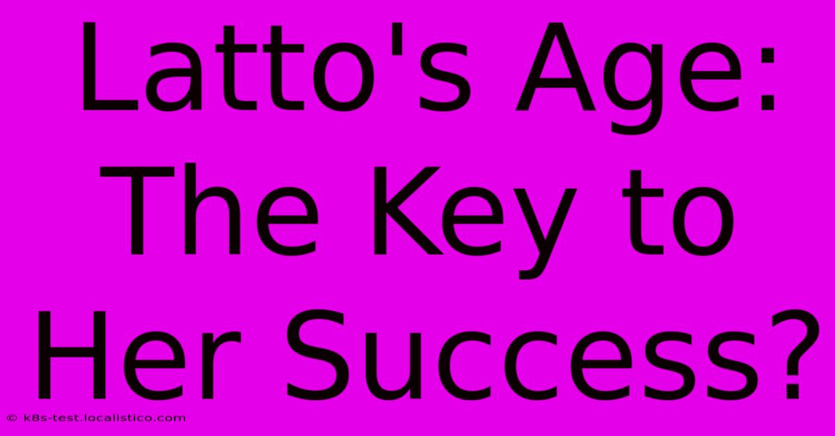 Latto's Age:  The Key To Her Success?