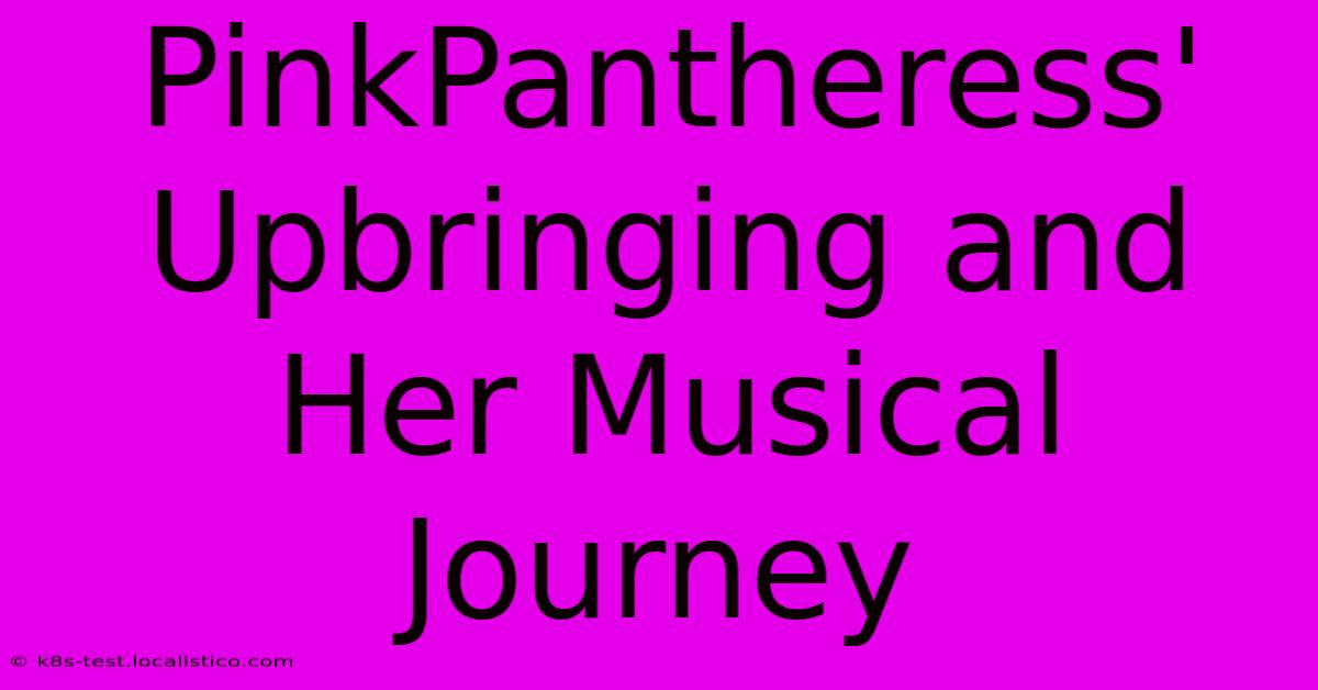 PinkPantheress' Upbringing And Her Musical Journey