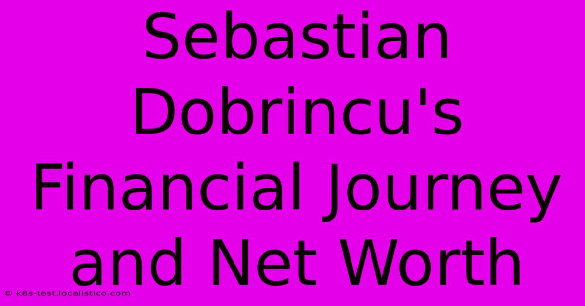 Sebastian Dobrincu's Financial Journey And Net Worth