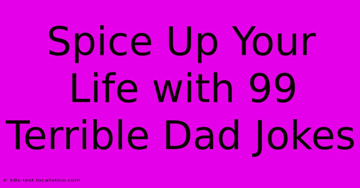 Spice Up Your Life With 99 Terrible Dad Jokes