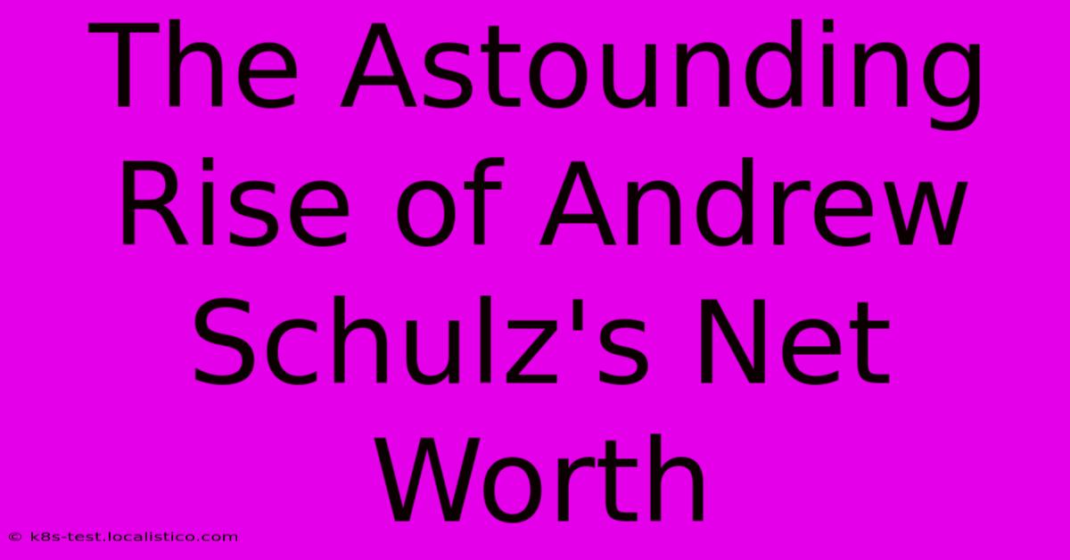 The Astounding Rise Of Andrew Schulz's Net Worth