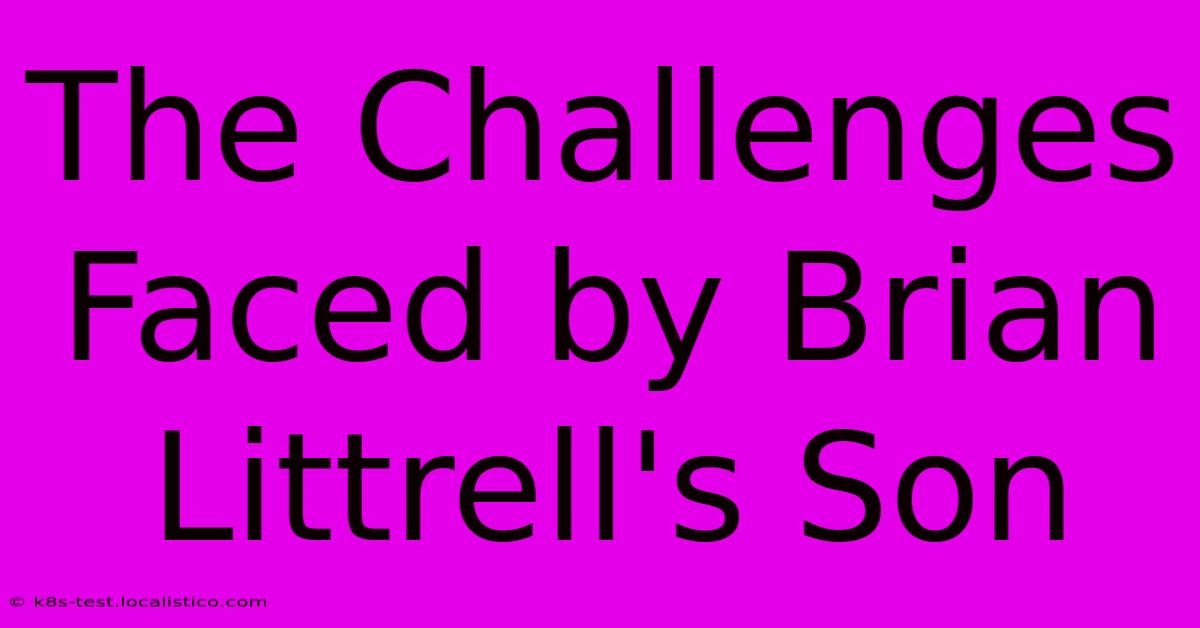 The Challenges Faced By Brian Littrell's Son