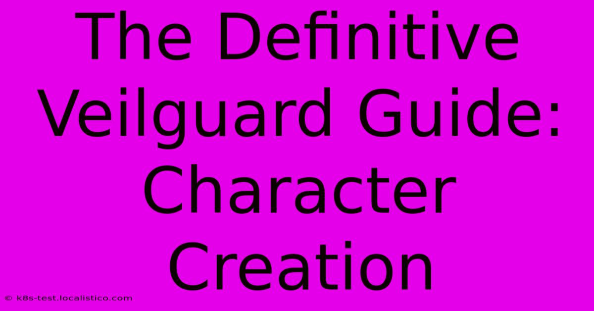 The Definitive Veilguard Guide: Character Creation