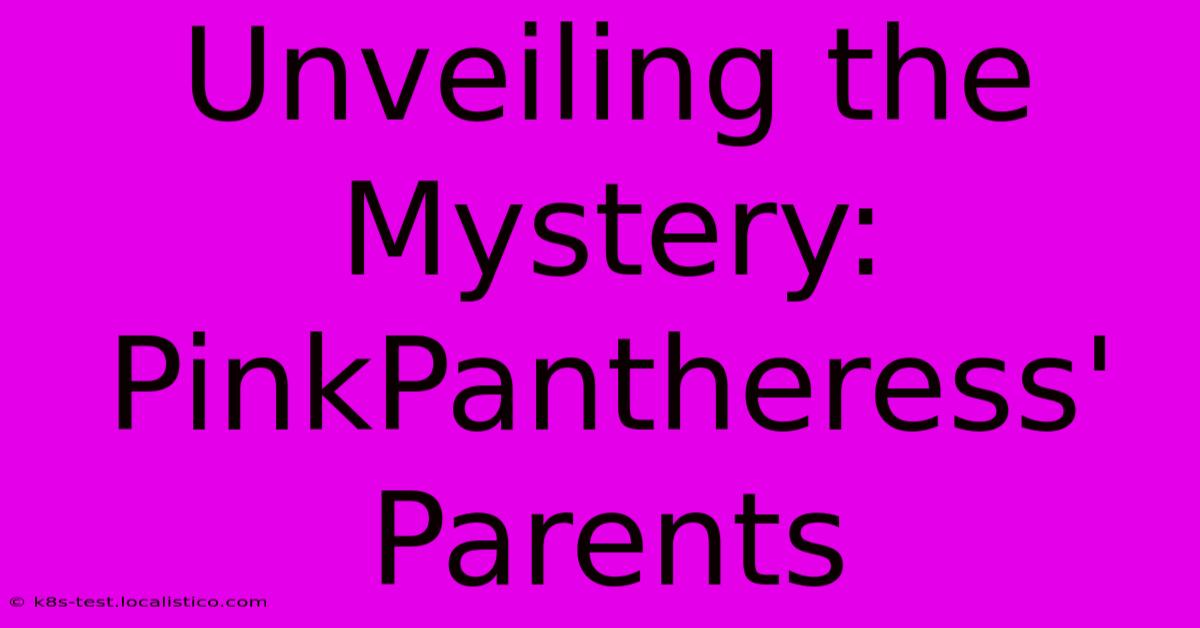 Unveiling The Mystery: PinkPantheress' Parents